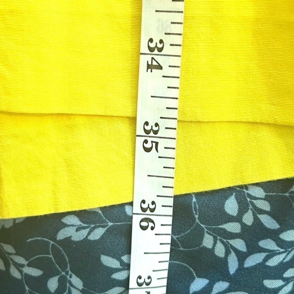 💛Shabby Apple,Vibrant Yellow Dress, Layered Upper, Slimming Bottom, Size S💛 - Picture 4 of 10